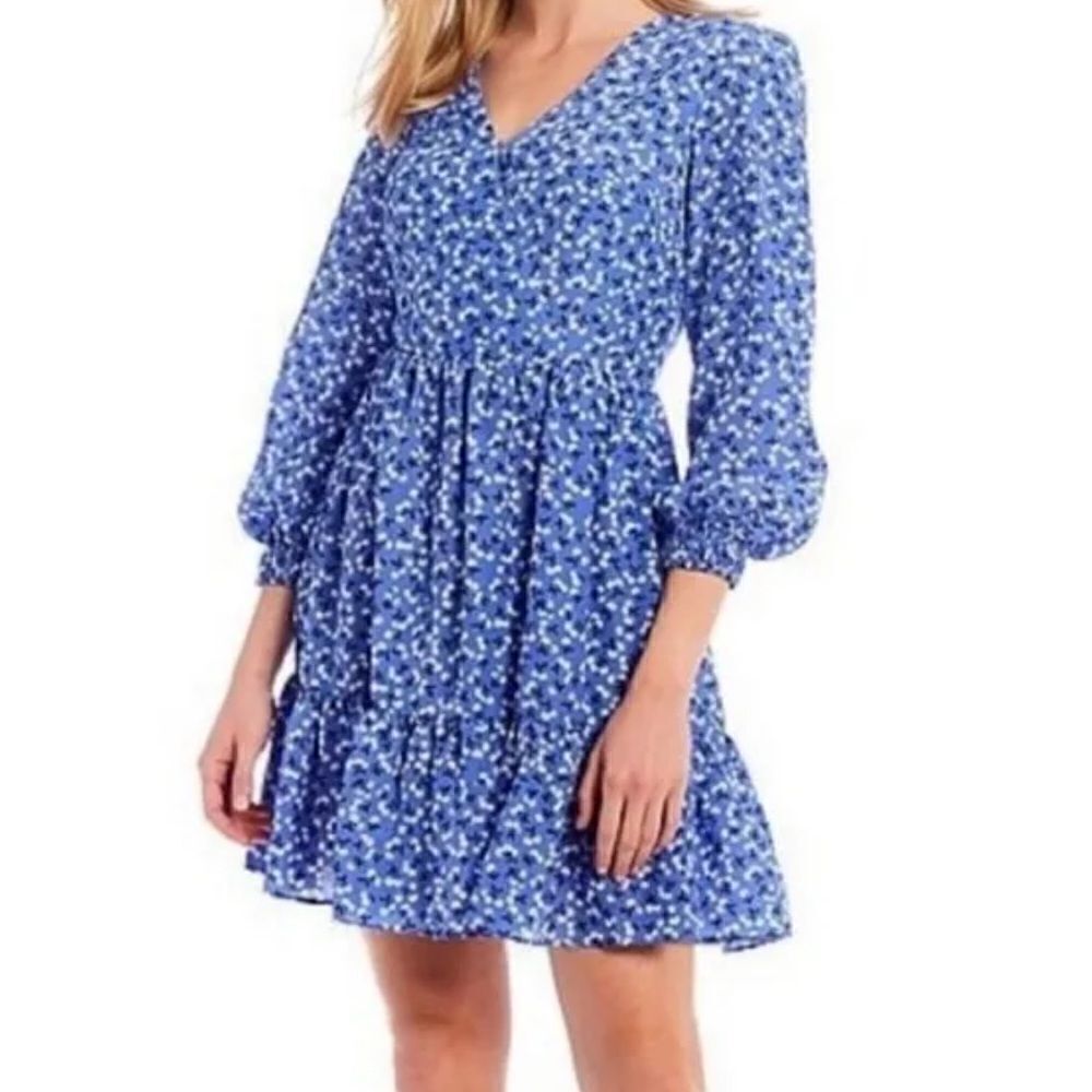 Eliza J cherry print dress dress size 2 NWT